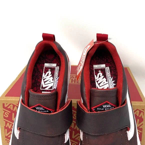 💖MEGA SALE💖VANS Women's VN0A4UW3REB Kyle Walker Pro Red Leather Skate Low - Picture 4 of 12